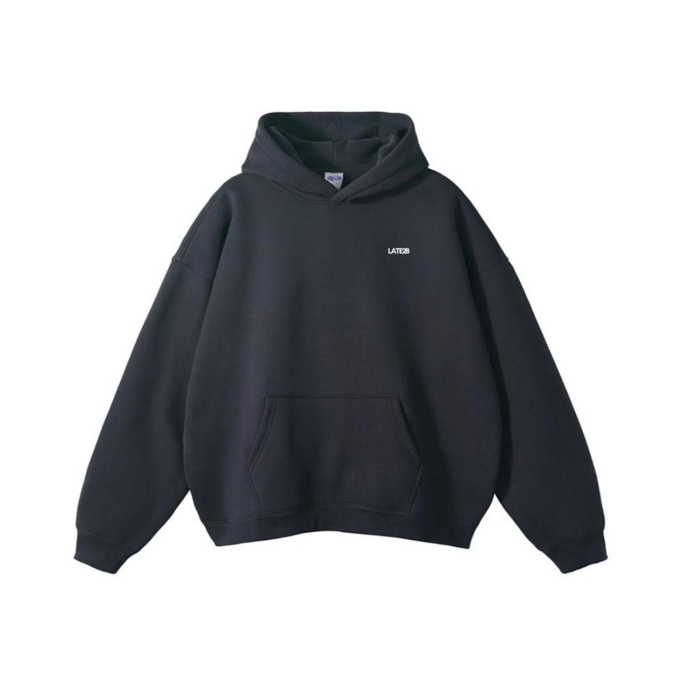 Late2B Hoodie Black